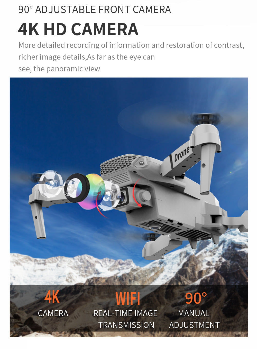 4k drone camera