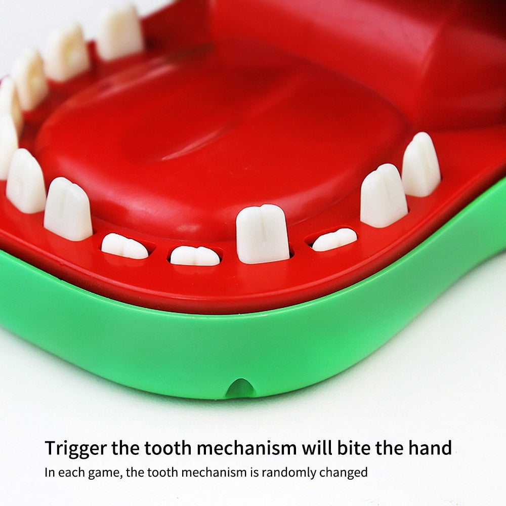 Funny Toy Mouth Dentist Bite Finger Toy Pulling Crocodile Teeth Games Toys Kids Funny Toy For Children Kids Biting Finger Game